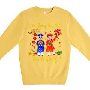 Happy Vietnamese Lunar New Year Chuc Mung Nam Moi Matching Premium Crewneck Sweatshirt