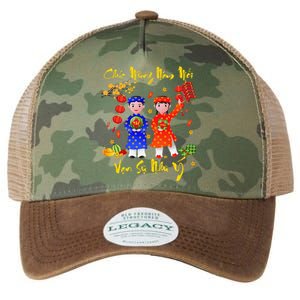 Happy Vietnamese Lunar New Year Chuc Mung Nam Moi Matching Legacy Tie Dye Trucker Hat