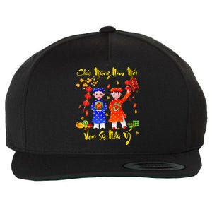 Happy Vietnamese Lunar New Year Chuc Mung Nam Moi Matching Wool Snapback Cap