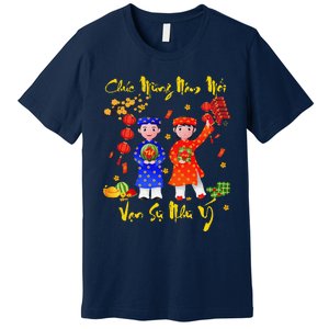 Happy Vietnamese Lunar New Year Chuc Mung Nam Moi Matching Premium T-Shirt