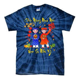 Happy Vietnamese Lunar New Year Chuc Mung Nam Moi Matching Tie-Dye T-Shirt