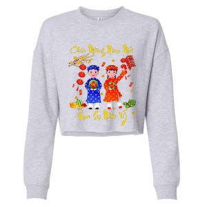 Happy Vietnamese Lunar New Year Chuc Mung Nam Moi Matching Cropped Pullover Crew