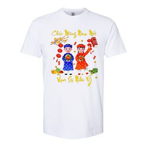 Happy Vietnamese Lunar New Year Chuc Mung Nam Moi Matching Softstyle CVC T-Shirt