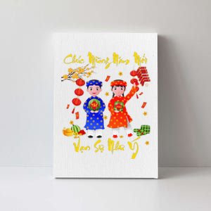 Happy Vietnamese Lunar New Year Chuc Mung Nam Moi Matching Canvas