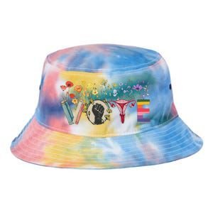 Heart Vote Like Ruth Sent You Flowers Feminist Lgbt Pride Tie Dye Newport Bucket Hat