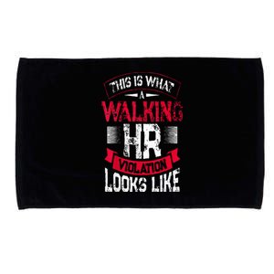 Hr Violation Looks Like Payroll Job Microfiber Hand Towel