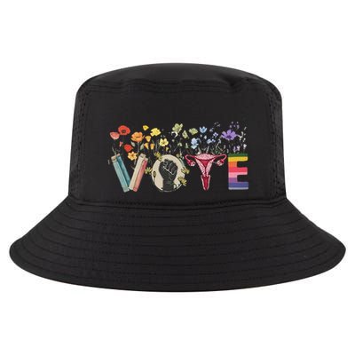 Heart Vote Like Ruth Sent You Flowers Feminist Lgbt Pride Gift Cool Comfort Performance Bucket Hat
