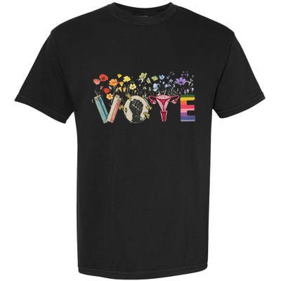 Heart Vote Like Ruth Sent You Flowers Feminist Lgbt Pride Gift Garment-Dyed Heavyweight T-Shirt