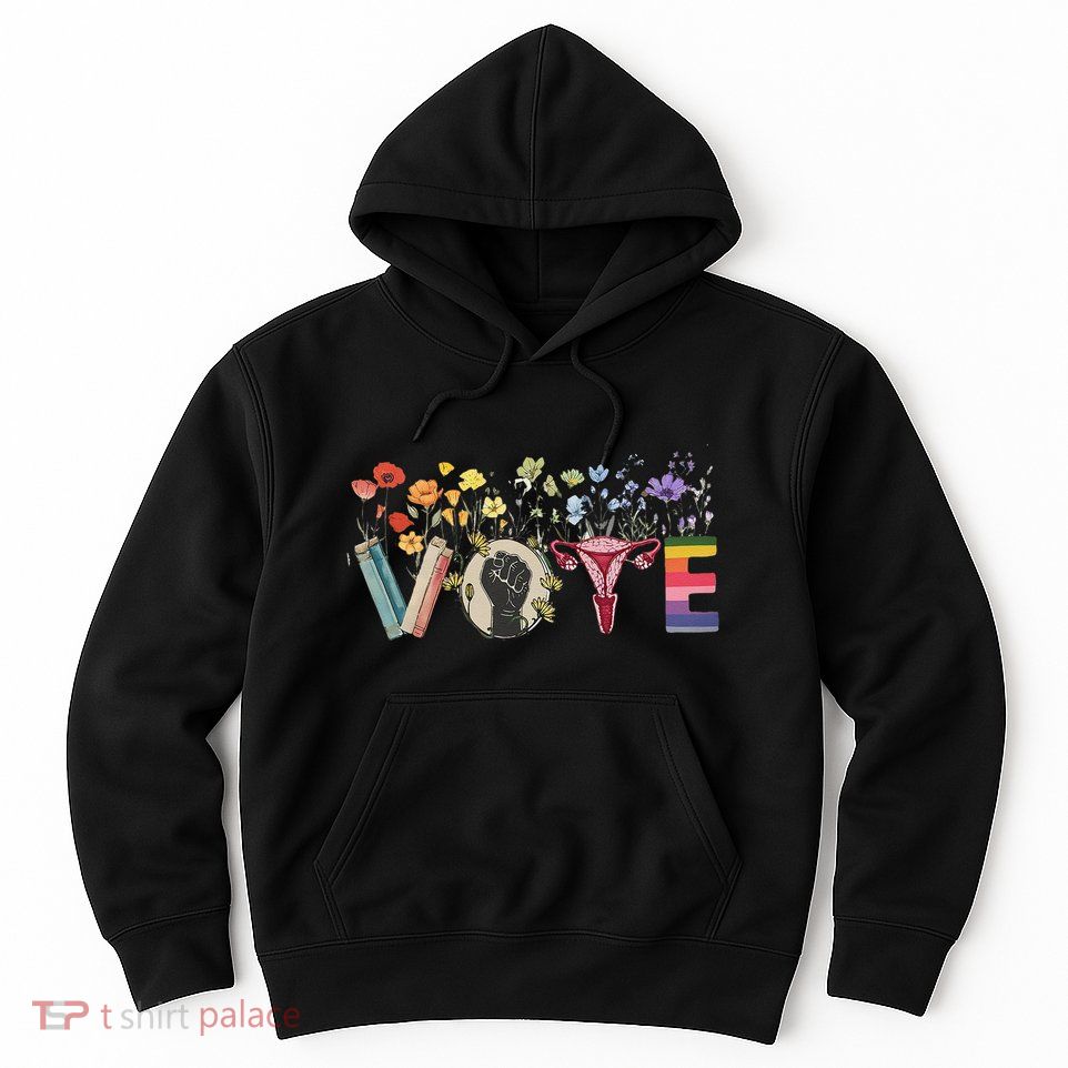 Heart Vote Like Ruth Sent You Flowers Feminist Lgbt Pride Gift Hoodie