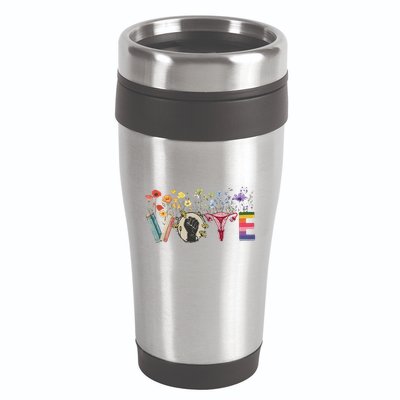 Heart Vote Like Ruth Sent You Flowers Feminist Lgbt Pride Gift 16oz Travel Tumbler