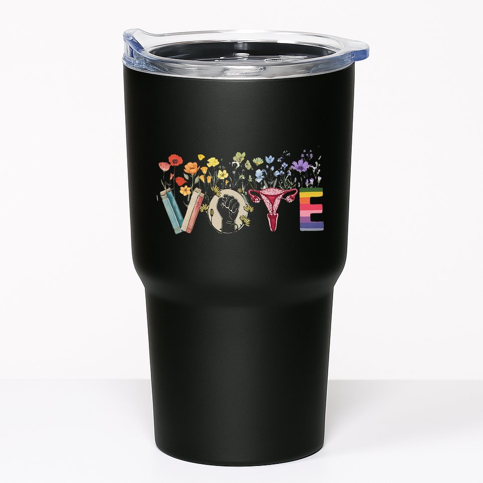 Heart Vote Like Ruth Sent You Flowers Feminist Lgbt Pride Gift Tumbler