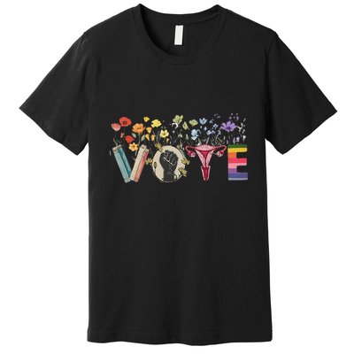 Heart Vote Like Ruth Sent You Flowers Feminist Lgbt Pride Gift Premium T-Shirt