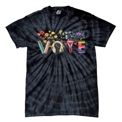 Heart Vote Like Ruth Sent You Flowers Feminist Lgbt Pride Gift Tie-Dye T-Shirt