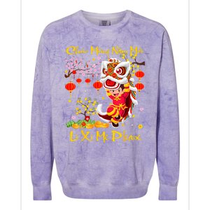 Happy Vietnamese Lunar New Year Of The Snake Li Xi Me Please Colorblast Crewneck Sweatshirt