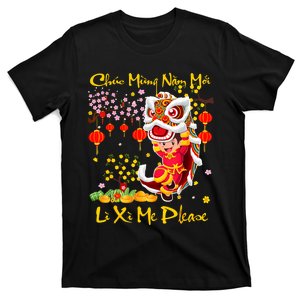 Happy Vietnamese Lunar New Year Of The Snake Li Xi Me Please T-Shirt