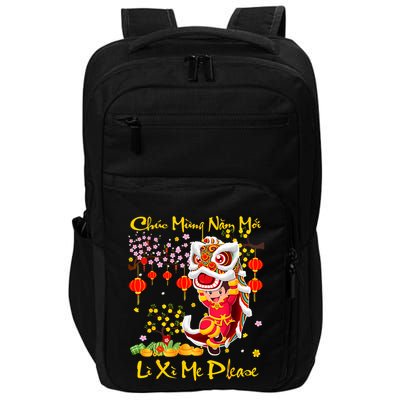 Happy Vietnamese Lunar New Year Of The Snake Li Xi Me Please Impact Tech Backpack
