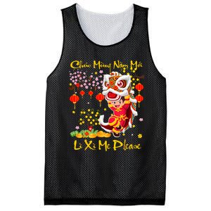 Happy Vietnamese Lunar New Year Of The Snake Li Xi Me Please Mesh Reversible Basketball Jersey Tank