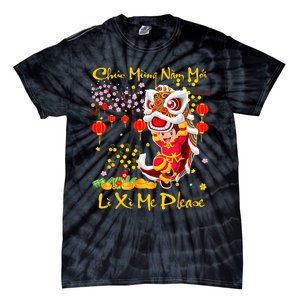 Happy Vietnamese Lunar New Year Of The Snake Li Xi Me Please Tie-Dye T-Shirt