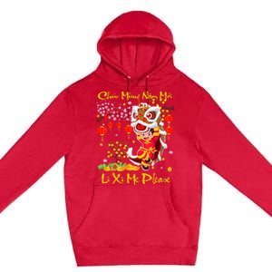 Happy Vietnamese Lunar New Year Of The Snake Li Xi Me Please Premium Pullover Hoodie