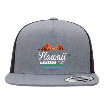 Hawaii Volcanoes National Park Kilauea Mauna Flat Bill Trucker Hat