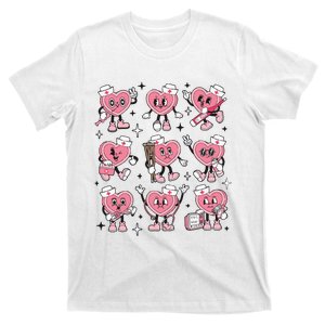 Heart Valentine Nurse Conversation Heart T-Shirt