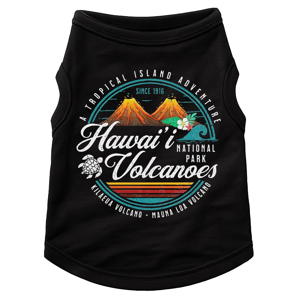 Hawaii Volcanoes National Park Kilauea Mauna Loa Souvenirs Doggie Tank