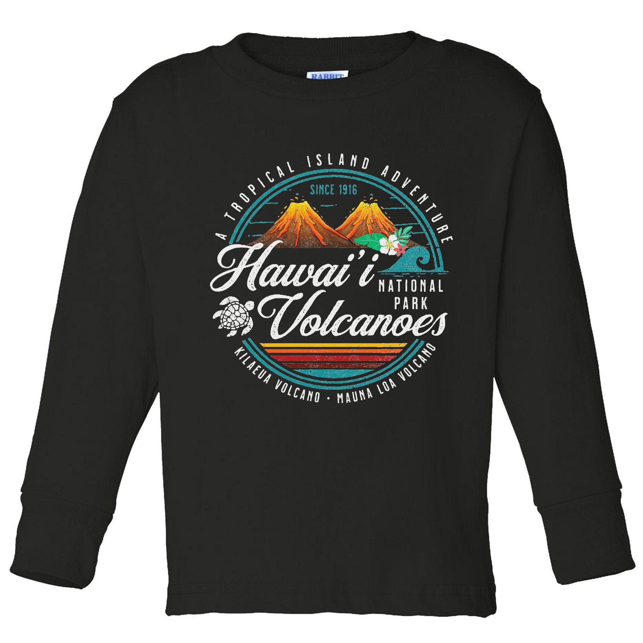Hawaii Volcanoes National Park Kilauea Mauna Loa Souvenirs Toddler Long Sleeve Shirt