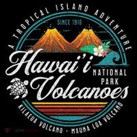 Hawaii Volcanoes National Park Kilauea Mauna Loa Souvenirs Women's V-Neck T-Shirt