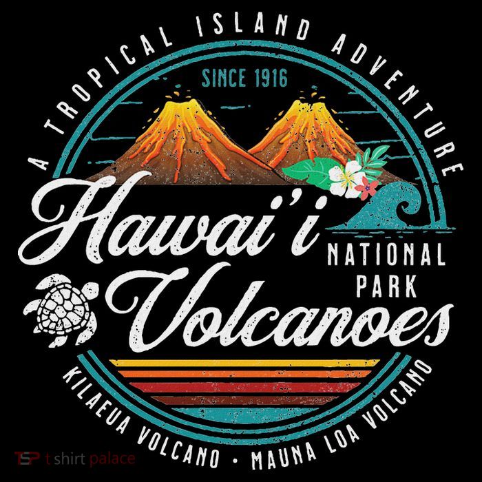Hawaii Volcanoes National Park Kilauea Mauna Loa Souvenirs Women's V-Neck T-Shirt