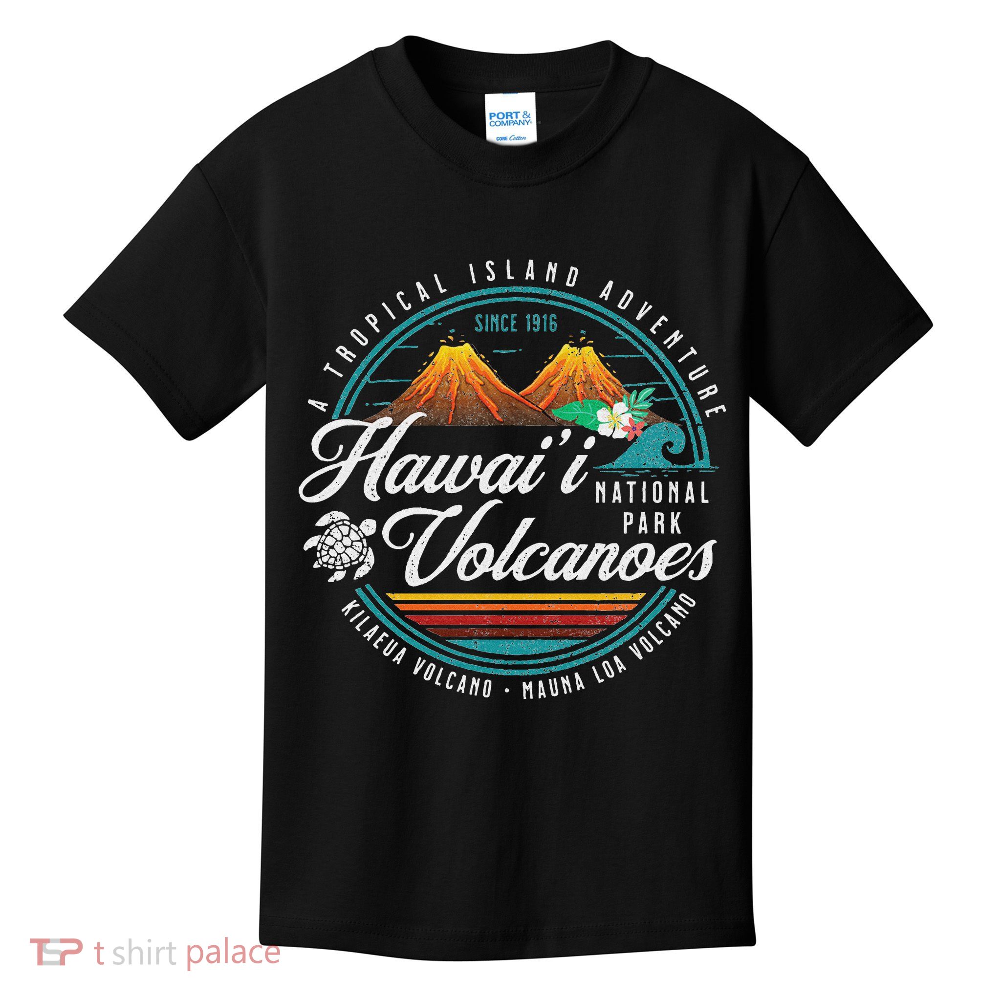 Hawaii Volcanoes National Park Kilauea Mauna Loa Souvenirs Kids T-Shirt
