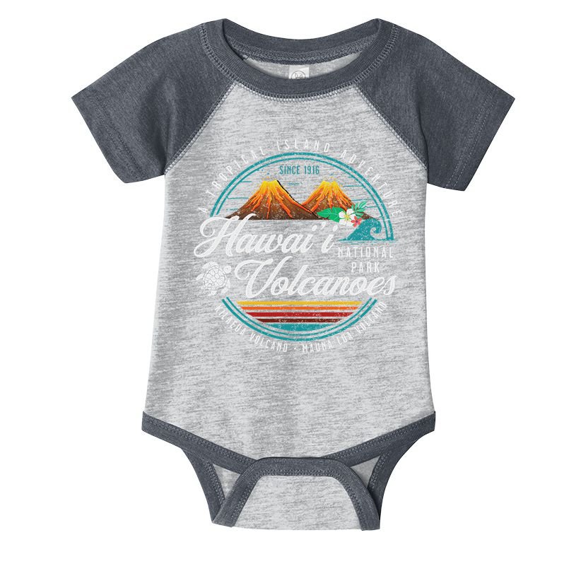 Hawaii Volcanoes National Park Kilauea Mauna Loa Souvenirs Infant Baby Jersey Bodysuit