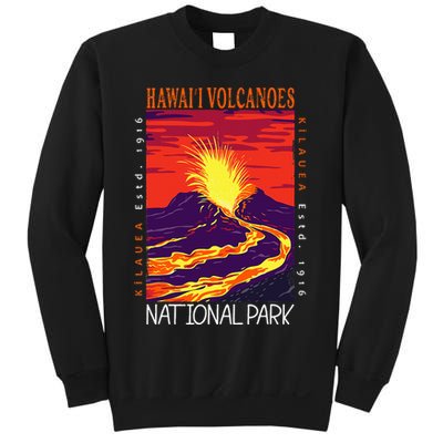 Hawaii Volcanoes National Park Kilauea Volcano Vintage Sweatshirt