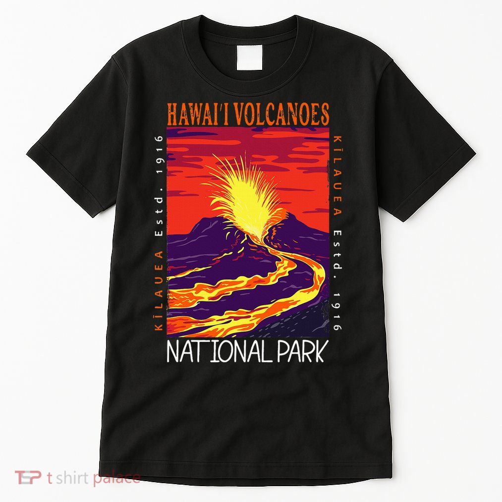 Hawaii Volcanoes National Park Kilauea Volcano Vintage Tall T-Shirt