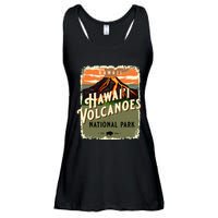 Hawaii Volcanoes National Park Usa Vintage Travel Souvenir Ladies Essential Flowy Tank