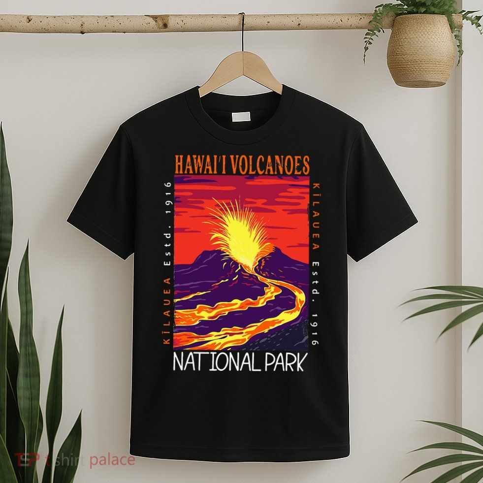 Hawaii Volcanoes National Park Kilauea Volcano Vintage T-Shirt