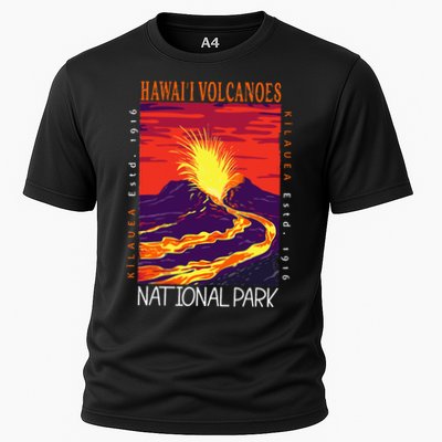 Hawaii Volcanoes National Park Kilauea Volcano Vintage Performance Shirt