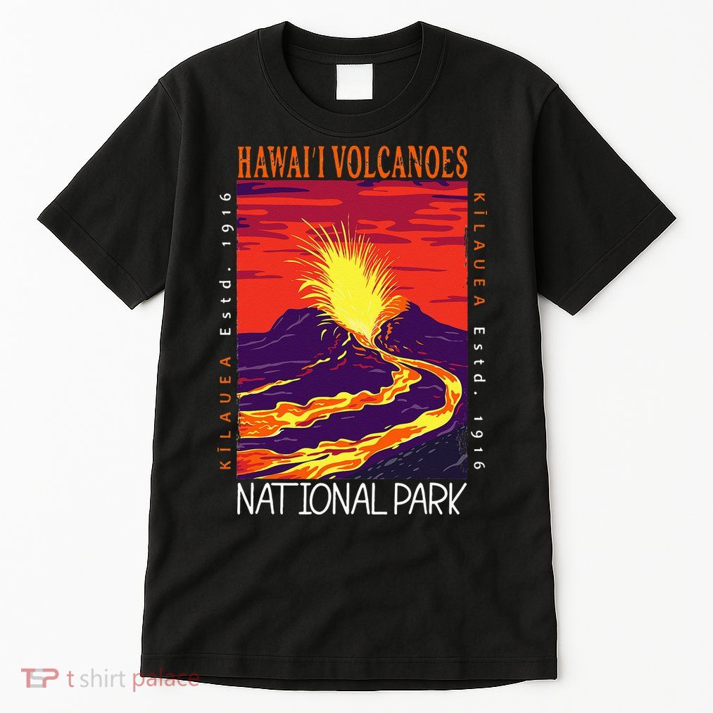 Hawaii Volcanoes National Park Kilauea Volcano Vintage Tall T-Shirt