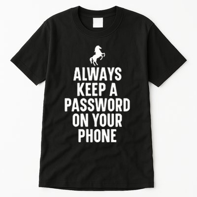 Horse Video Orange Guy Mounting Twitter Tall T-Shirt