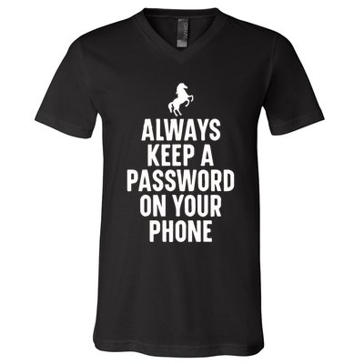 Horse Video Orange Guy Mounting Twitter V-Neck T-Shirt