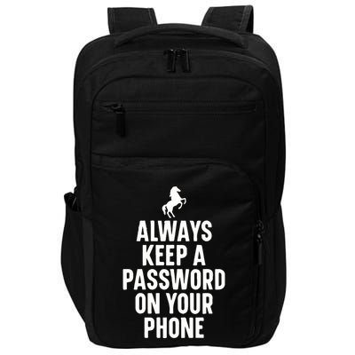 Horse Video Orange Guy Mounting Twitter Impact Tech Backpack