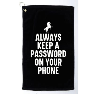 Horse Video Orange Guy Mounting Twitter Golf Towel