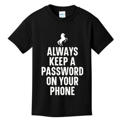 Horse Video Orange Guy Mounting Twitter Kids T-Shirt