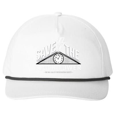 Hill Valley Preservation Society Save The Clock Tower Snapback Five-Panel Rope Hat