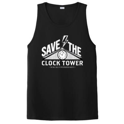 Hill Valley Preservation Society Save The Clock Tower PosiCharge Competitor Tank