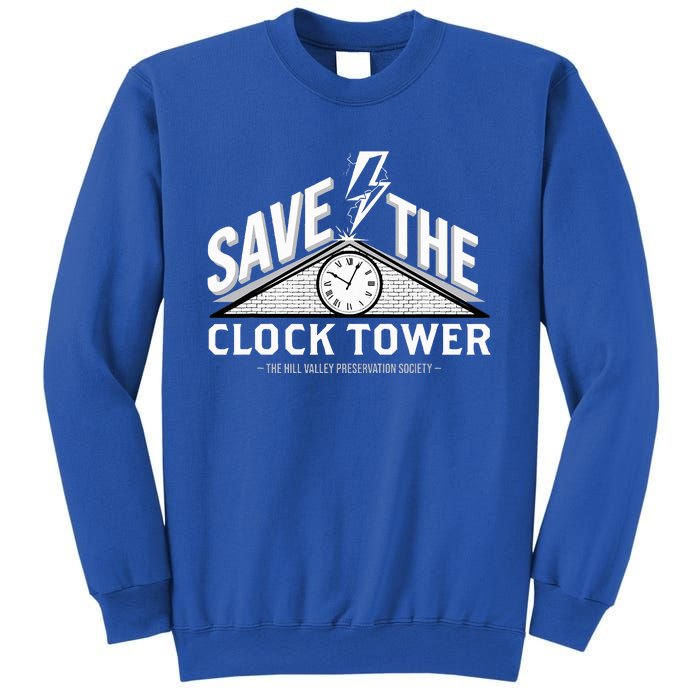 Hill Valley Preservation Society Save The Clock Tower Sweatshirt