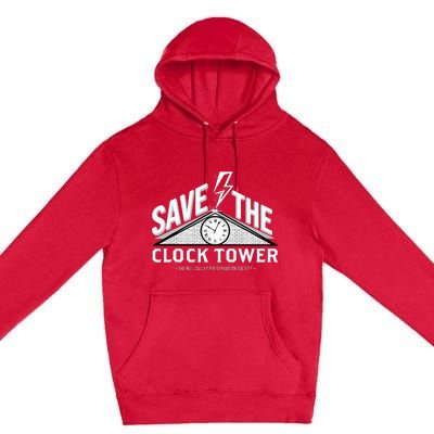 Hill Valley Preservation Society Save The Clock Tower Premium Pullover Hoodie