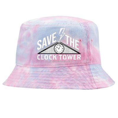 Hill Valley Preservation Society Save The Clock Tower Tie-Dyed Bucket Hat