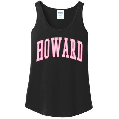 Howard Vintage Preppy Varsity Sports Ladies Essential Tank