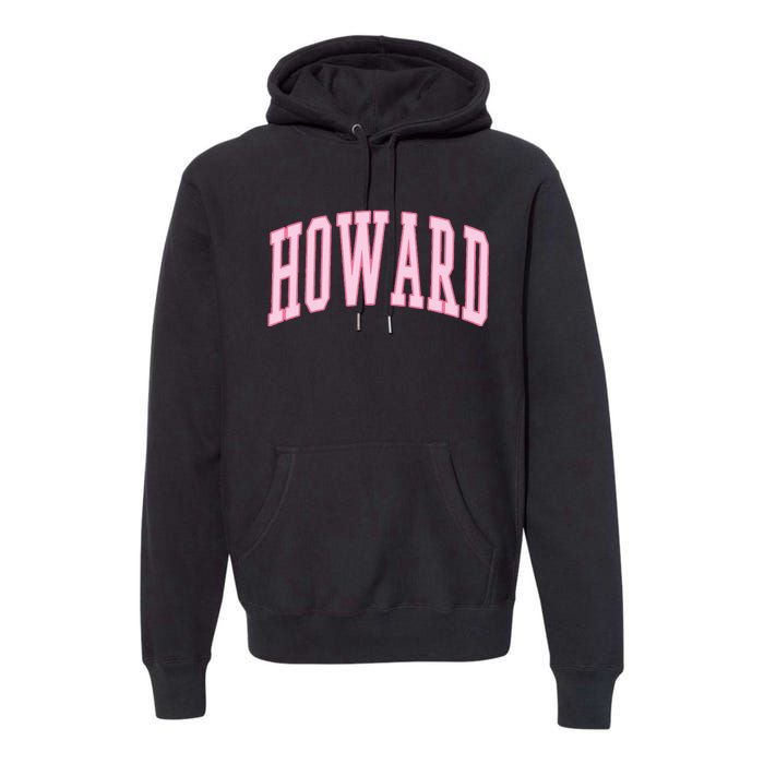 Howard Vintage Preppy Varsity Sports Premium Hoodie