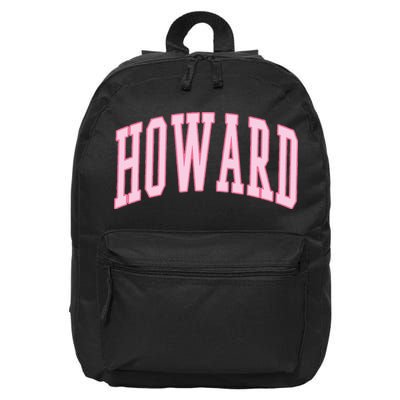 Howard Vintage Preppy Varsity Sports 16 in Basic Backpack